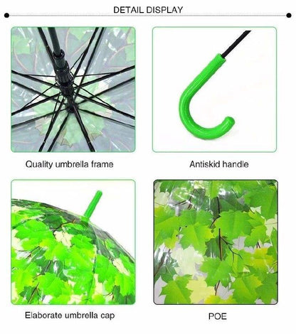 LEAF PRINTED UMBRELLA
