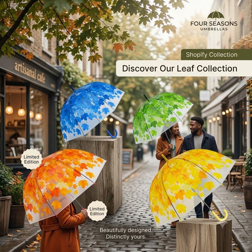 LEAF PRINTED UMBRELLA